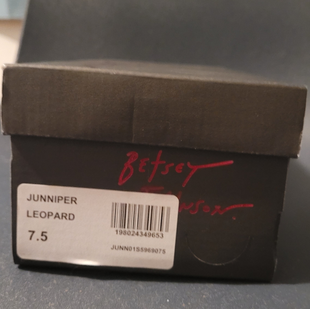 Betsey Johnson Junniper Leopard Flats with Cherry Accents - Picture 2 of 6